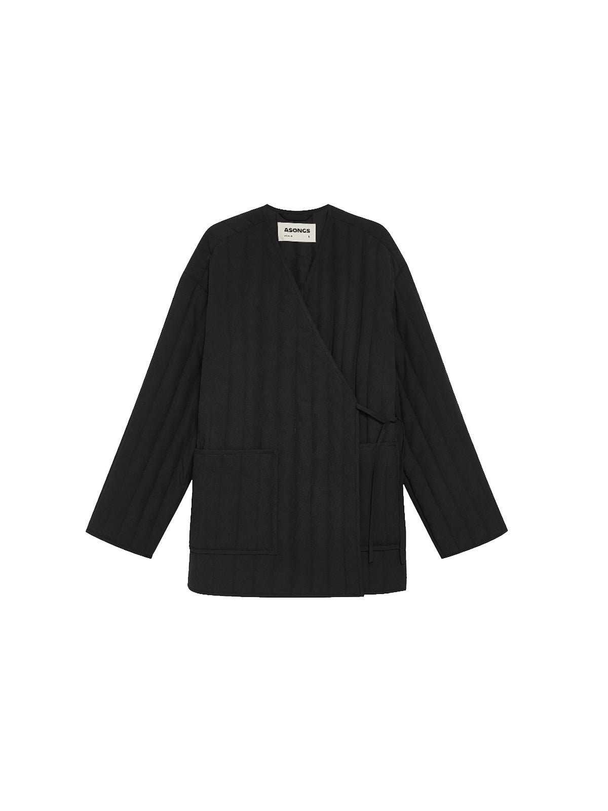Black Daoist Robe Top