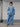 Blue Daoist Robe Top