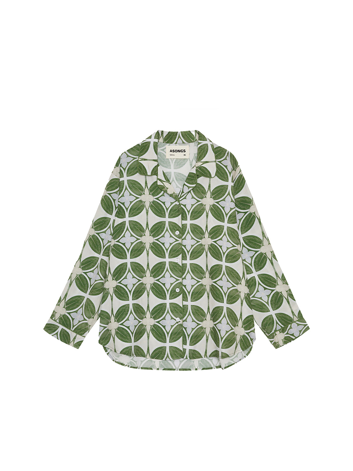 Green Coin Long-sleeved Shirt