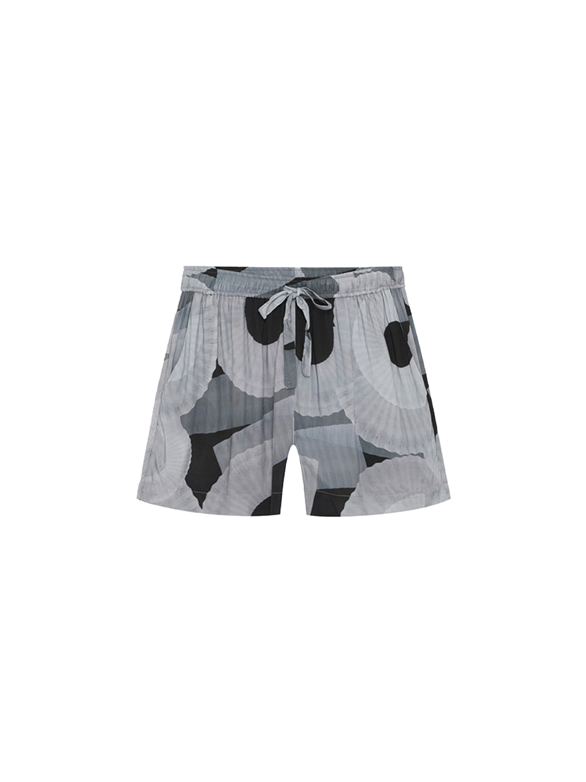 Black - Grey Infinite Fold Shorts