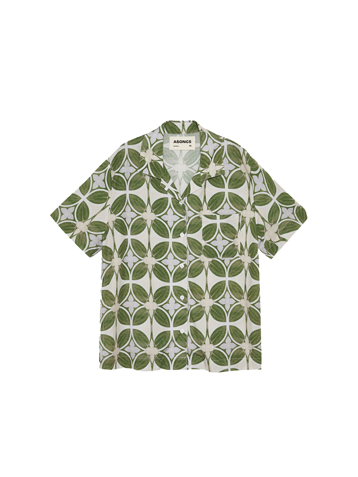 Green Coin Short-sleeved Shirt