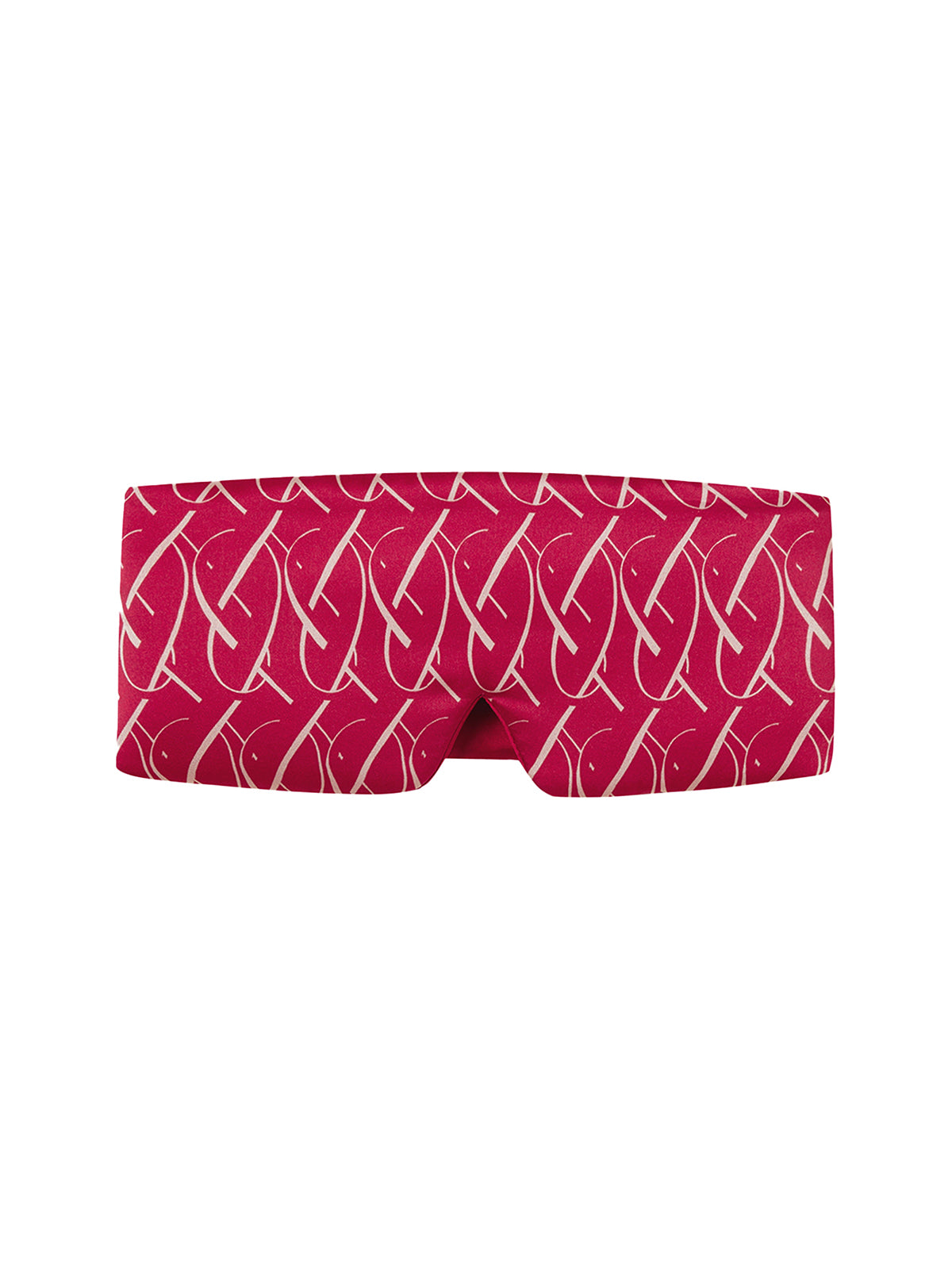 Big Sleep Mask ｜Infinite Twisting Print - Cherry Red