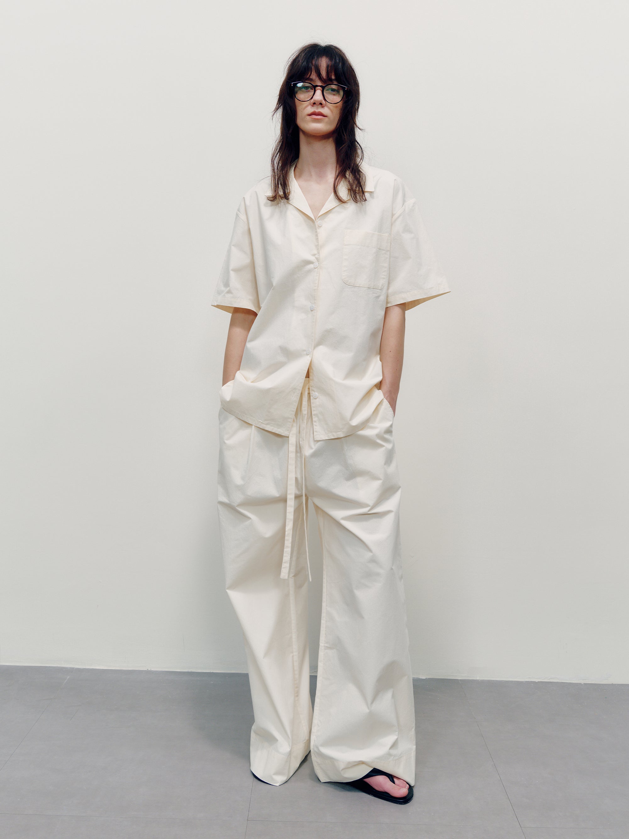 Plain White Pants