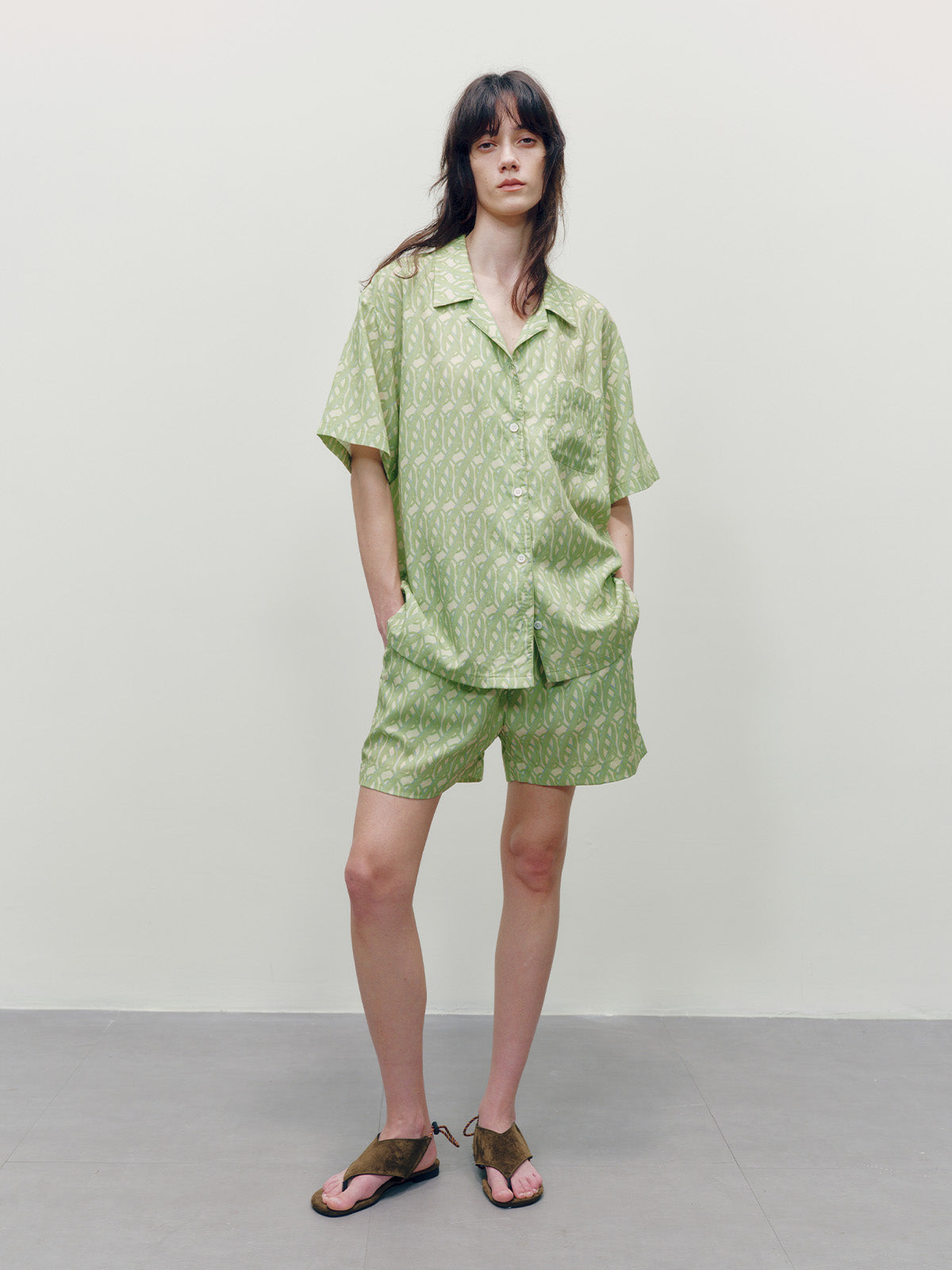 Meadow Green Infinite Twisting Shorts