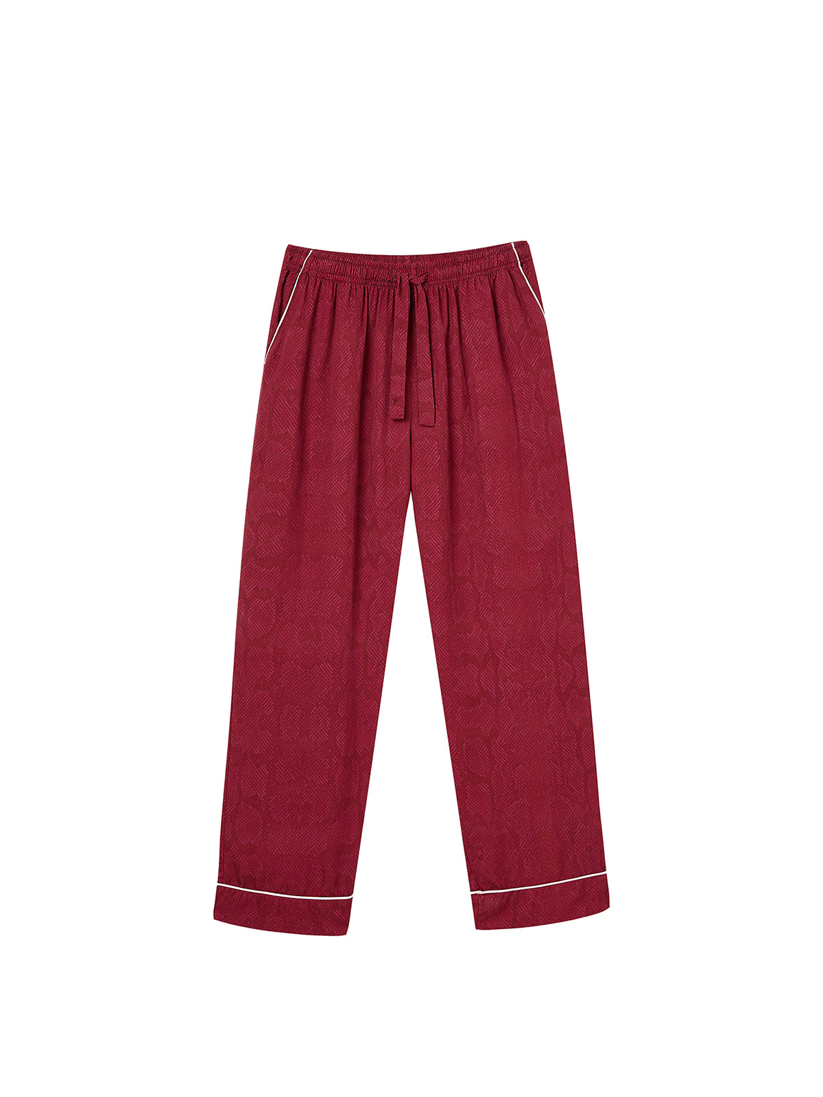 Ancora Red Subtle Snake Pants