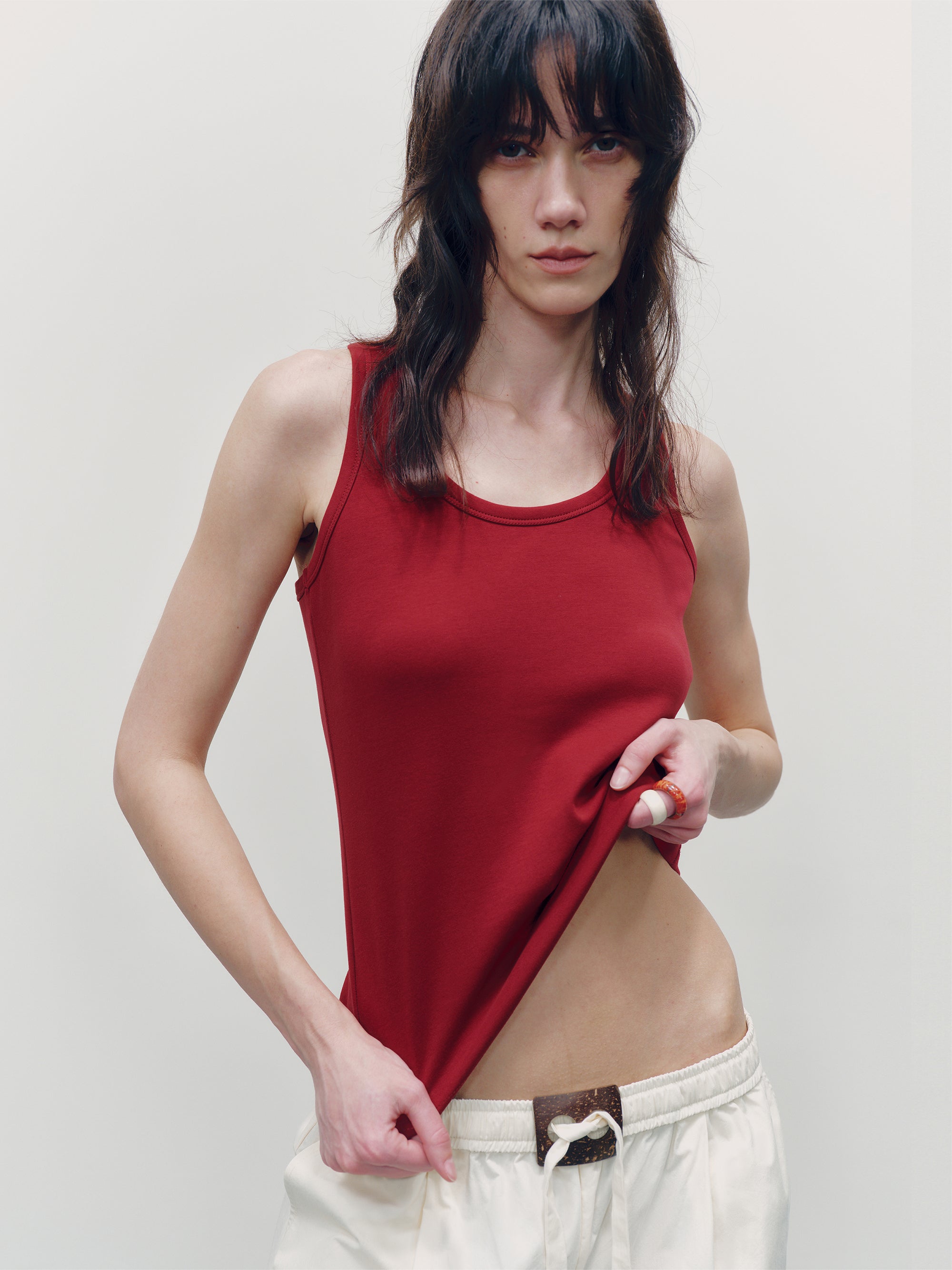 Slim-Fit Racerback Tank Top